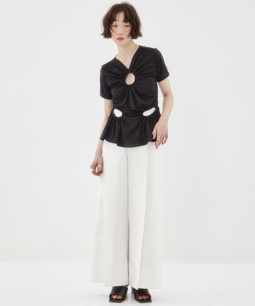 FETICO/フェティコ】《STUDIOUS別注》 CIRCLE CUT TEE/サークル