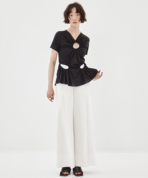 FETICO/フェティコ】《STUDIOUS別注》 CIRCLE CUT TEE/サークル
