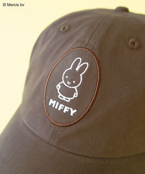 Miffy( ミッフィー)の「miffy/刺しゅうツイルキャップ(キャップ・レディース・ブラウン/イエロー・FREE)」の16枚目の写真