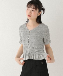 LABEL  Go-To Vee レディース シャツ トップス Heather Grey Heather（ヘザー）の「アソートショートシャツ 105424（シャツ