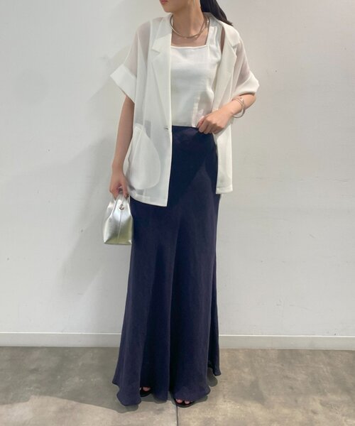 LOUNGEDRESS（ラウンジドレス）の「スクエアタンク（Tシャツ/カットソー・レディース・ブラック/オフホワイト/オリーブ・FREE）」の13枚目の写真