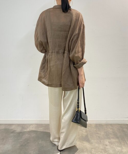 LOUNGEDRESS（ラウンジドレス）の「スクエアタンク（Tシャツ/カットソー・レディース・ブラック/オフホワイト/オリーブ・FREE）」の15枚目の写真