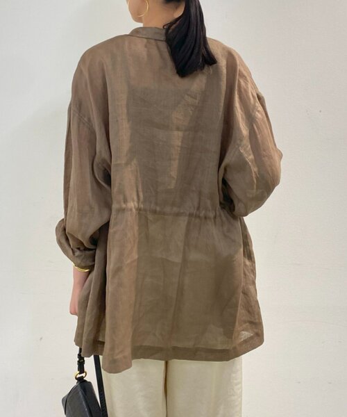 LOUNGEDRESS（ラウンジドレス）の「スクエアタンク（Tシャツ/カットソー・レディース・ブラック/オフホワイト/オリーブ・FREE）」の4枚目の写真