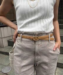 オーバルフレームバックルベルト