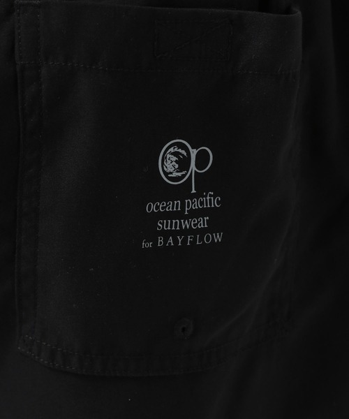 Ocean Pacific（オーシャンパシフィック）の「【Ocean Pacific(オーシャンパシフィック)】別注ベイカースイムショーツ[吸水速乾・UVカット・水陸両用]（その他パンツ・メンズ・ブラック・MEDIUM/LARGE）」の17枚目の写真