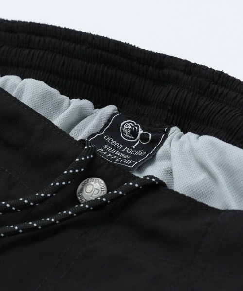 Ocean Pacific（オーシャンパシフィック）の「【Ocean Pacific(オーシャンパシフィック)】別注ベイカースイムショーツ[吸水速乾・UVカット・水陸両用]（その他パンツ・メンズ・ブラック・MEDIUM/LARGE）」の18枚目の写真