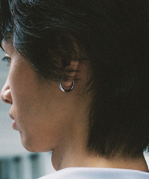WYM LIDNM(ウィム バイ リドム)の「HOOP EARRING(イヤリング・メンズ・シルバー・FREE)」の6枚目の写真