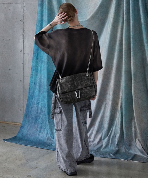 ヴィンテージ　エクアドル　シグラバッグ　サイザル　ショルダーバッグ　古着　シグラ 70s~80s】vintage black leather shoulder bag 