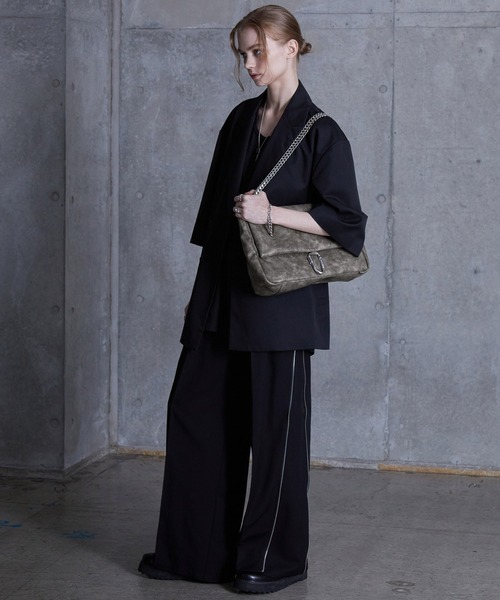 SERACE（セラス）の「【SERACE】Vintage design 2way chain shoulder bag / ヴィンテージデザイン2wayチェーンショルダーバッグ（ショルダーバッグ・メンズ・ブラック/グレー/ブラウン・FREE）」の19枚目の写真