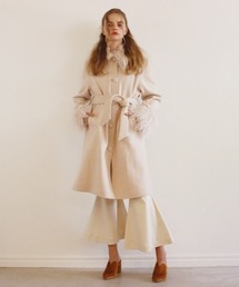 HONEY MI HONEY(nj[~[nj[)sheep fur collar coat(`FX^[R[g)