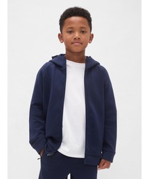 キッズのパーカー（ブルー・ネイビー/青色系・ジップアップ