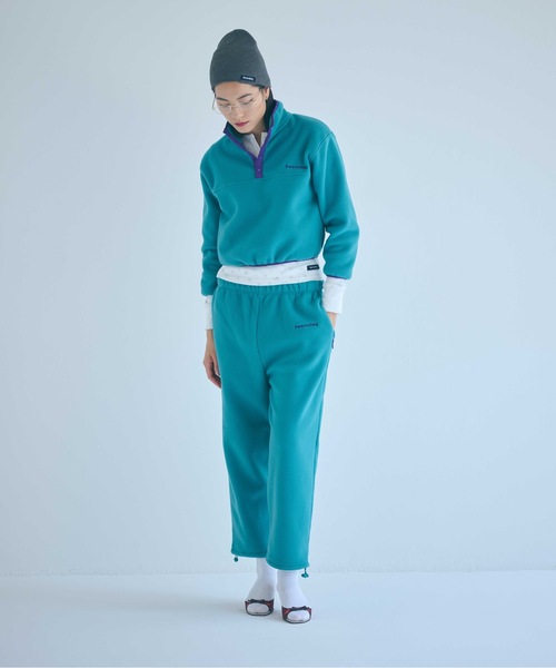 SEA（シー）の「Seavalley リサイクル フリース トラウザーズ（その他パンツ・レディース・チャコールグレー/グリーン・ONE SIZE）」の3枚目の写真