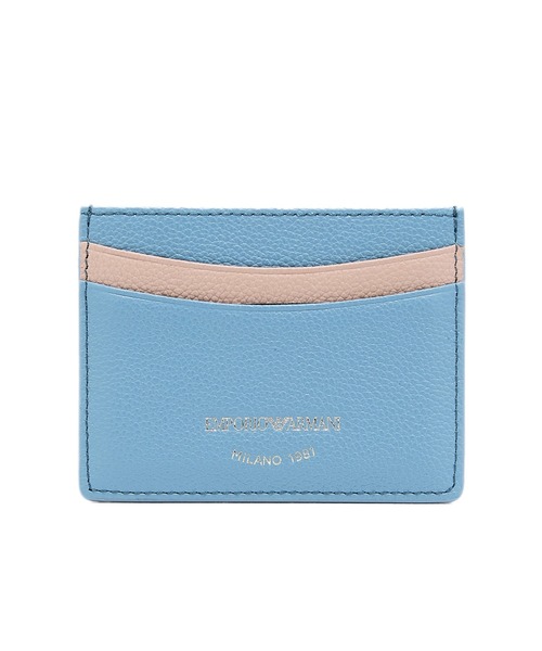 EMPORIO ARMANI(エンポリオアルマーニ)の「【エンポリオ アルマーニ】カードホルダー タンブルレザー(カードケース・レディース・ホワイト/ピンク/ダークベージュ/ライトブルー・FREE)」の3枚目の写真