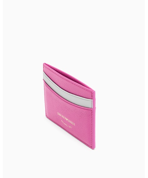 EMPORIO ARMANI（エンポリオアルマーニ）の「【エンポリオ アルマーニ】カードホルダー タンブルレザー（カードケース・レディース・ホワイト/ピンク/ダークベージュ・FREE）」の7枚目の写真