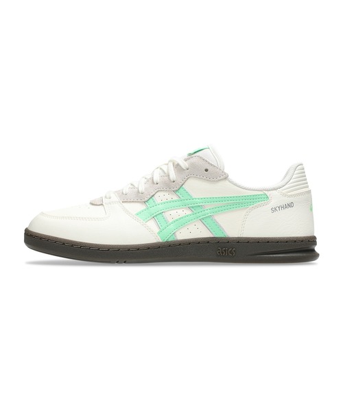 ASICS(アシックス)の「SKYHAND OG / スカイハンド オージー(スニーカー・レディース・ホワイト×グリーン・28.5/23.5/25/26/24/27.5/25.5/26.5/24.5/23/29/28/27/29.5)」の2枚目の写真