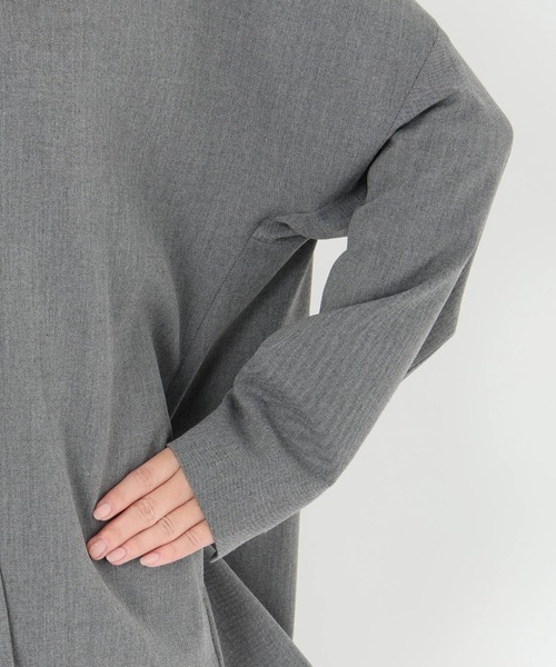 STRAWBERRY-FIELDS（ストロベリーフィールズ）の「コンフォートクロス_コンフォートテーラードジャケット（テーラードジャケット・レディース・ブラック/グレー・2）」の10枚目の写真