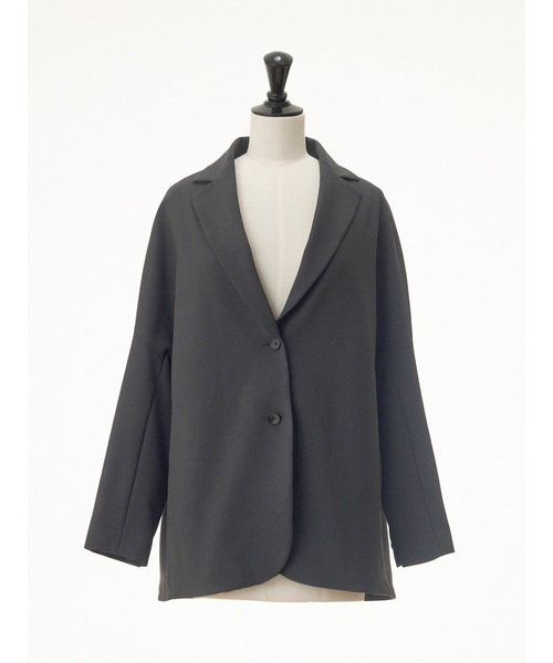 STRAWBERRY-FIELDS（ストロベリーフィールズ）の「コンフォートクロス_コンフォートテーラードジャケット（テーラードジャケット・レディース・ブラック/グレー・2）」の14枚目の写真