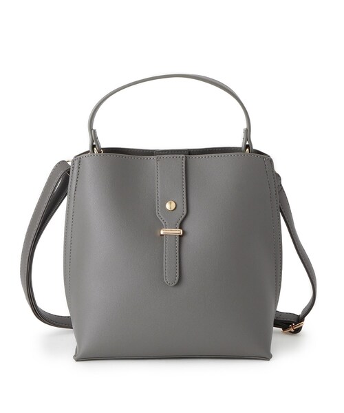 ITS'DEMO（イッツデモ）の「【2WAY】ベルト飾りミニショルダー（ショルダーバッグ・レディース・ダークグレー/ボルドー/ブラック/ブラウン系その他・00）」の13枚目の写真