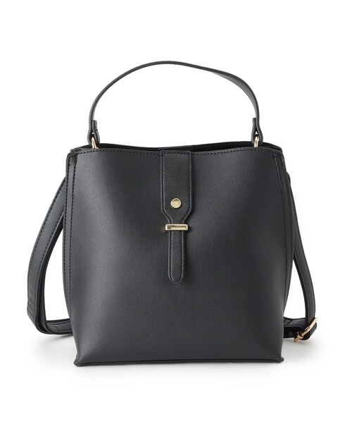 ITS'DEMO（イッツデモ）の「【2WAY】ベルト飾りミニショルダー（ショルダーバッグ・レディース・ダークグレー/ボルドー/ブラック/ブラウン系その他・00）」の14枚目の写真