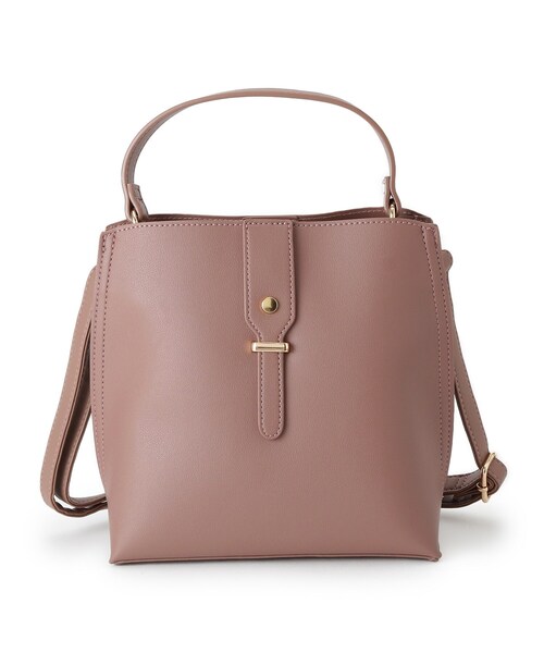 ITS'DEMO（イッツデモ）の「【2WAY】ベルト飾りミニショルダー（ショルダーバッグ・レディース・ダークグレー/ボルドー/ブラック/ブラウン系その他・00）」の15枚目の写真