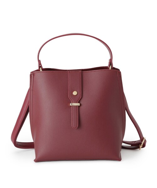 ITS'DEMO（イッツデモ）の「【2WAY】ベルト飾りミニショルダー（ショルダーバッグ・レディース・ダークグレー/ボルドー/ブラック/ブラウン系その他・00）」の16枚目の写真