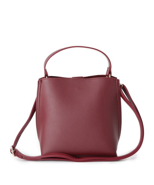 ITS'DEMO（イッツデモ）の「【2WAY】ベルト飾りミニショルダー（ショルダーバッグ・レディース・ダークグレー/ボルドー/ブラック/ブラウン系その他・00）」の18枚目の写真