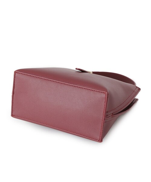 ITS'DEMO（イッツデモ）の「【2WAY】ベルト飾りミニショルダー（ショルダーバッグ・レディース・ダークグレー/ボルドー/ブラック/ブラウン系その他・00）」の19枚目の写真