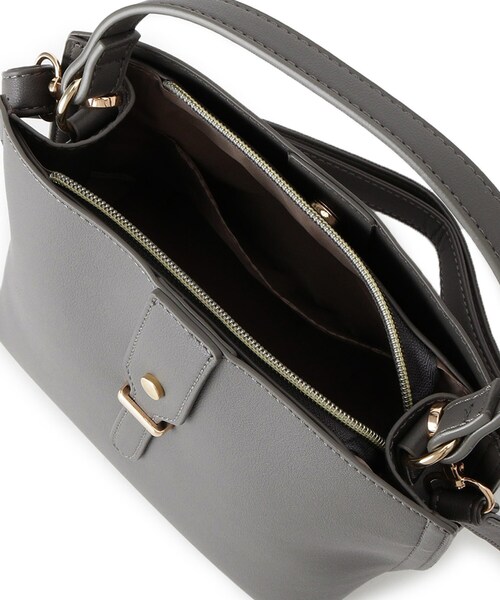 ITS'DEMO（イッツデモ）の「【2WAY】ベルト飾りミニショルダー（ショルダーバッグ・レディース・ダークグレー/ボルドー/ブラック/ブラウン系その他・00）」の21枚目の写真