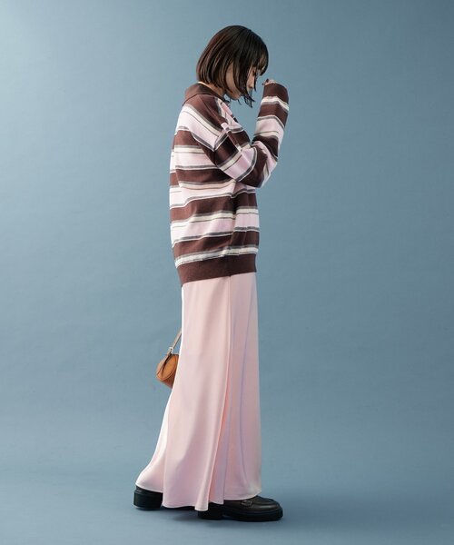 セール】マルチボーダーラガーニット（ニット/セーター）｜mystic