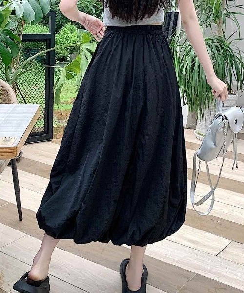 maison de LATIR(メゾンドラティール)の「軽やかな夏服。バルーンイージーケアスカート(スカート・レディース・グレー/ブラック/ホワイト・FREE)」の13枚目の写真