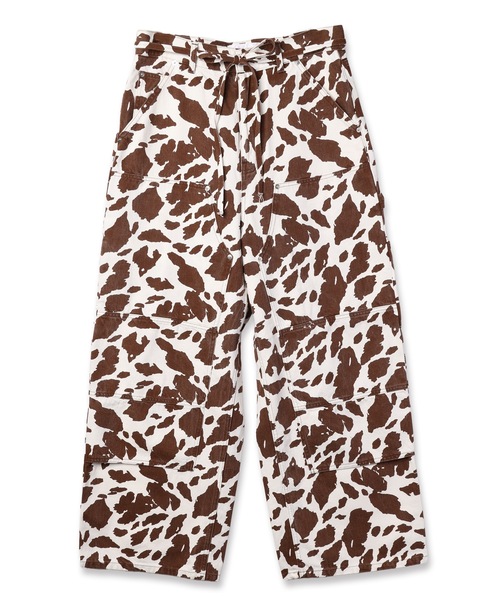 DISCOVERED（ディスカバード）の「COW PRINT PAINTER PANTS（その他パンツ・メンズ・ブラウン/ブラック・2/3/1）」の6枚目の写真