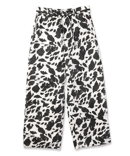 DISCOVERED（ディスカバード）の「COW PRINT PAINTER PANTS（その他パンツ・メンズ・ブラウン/ブラック・2/3/1）」の7枚目の写真