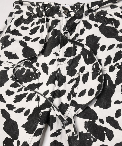 DISCOVERED（ディスカバード）の「COW PRINT PAINTER PANTS（その他パンツ・メンズ・ブラウン/ブラック・2/3/1）」の10枚目の写真