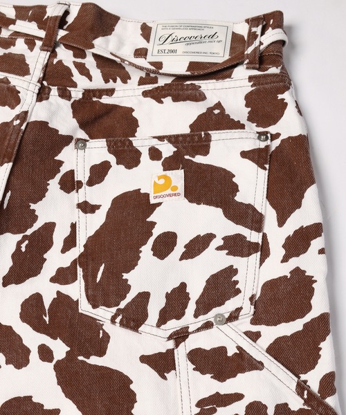 DISCOVERED（ディスカバード）の「COW PRINT PAINTER PANTS（その他パンツ・メンズ・ブラウン/ブラック・2/3/1）」の16枚目の写真