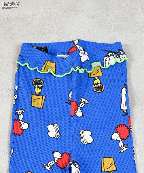 PEANUTS（ピーナッツ）の「【PEANUTS】スヌーピーワッフルフレアーパンツ（その他パンツ・キッズ・ブルー系その他/グレー系その他・80/90/95/100/110/120/130/140/150）」の8枚目の写真