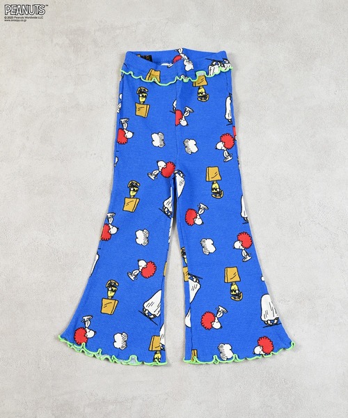 PEANUTS（ピーナッツ）の「【PEANUTS】スヌーピーワッフルフレアーパンツ（その他パンツ・キッズ・ブルー系その他/グレー系その他・80/90/95/100/110/120/130/140/150）」の13枚目の写真