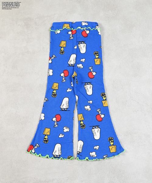 PEANUTS（ピーナッツ）の「【PEANUTS】スヌーピーワッフルフレアーパンツ（その他パンツ・キッズ・ブルー系その他/グレー系その他・80/90/95/100/110/120/130/140/150）」の14枚目の写真