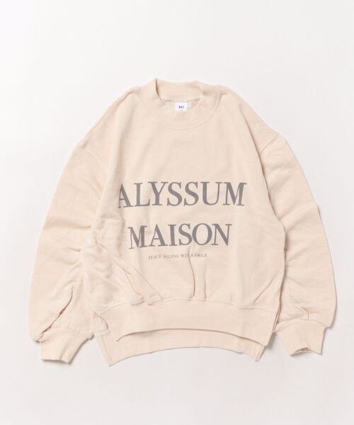 NHT（エヌエイチティー）の「エヌエイチティー ALYSSUM　ギャザートレーナー（スウェット・キッズ・アイボリー/チャコールグレー/ブラック・160cm/150cm/140cm/130cm/120cm/110cm）」の11枚目の写真