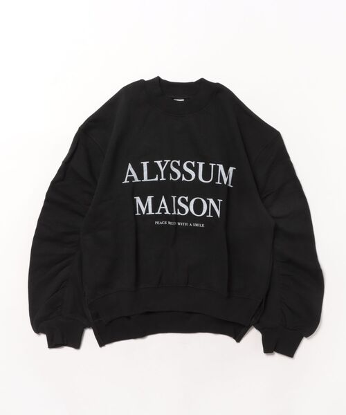 NHT（エヌエイチティー）の「エヌエイチティー ALYSSUM　ギャザートレーナー（スウェット・キッズ・アイボリー/チャコールグレー/ブラック・160cm/150cm/140cm/130cm/120cm/110cm）」の13枚目の写真