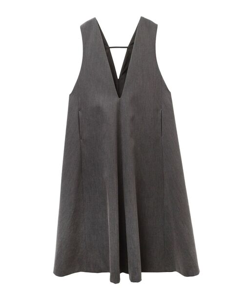 ディープVネックAラインワンピース（ワンピース）｜ELENDEEK（エレン