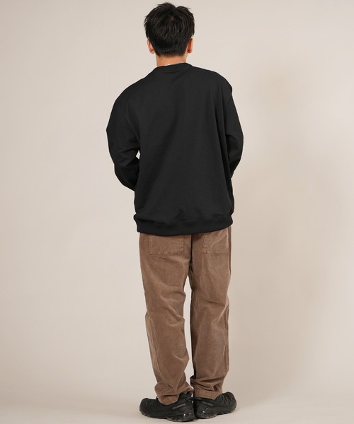 THE NORTH FACE(ザノースフェイス)の「THE NORTH FACE ザ・ノース・フェイス トレーナー S LOGO HTR SWT CRW NT62532(スウェット・メンズ・ダークオリーブ/ブラック/ミックスグレー/ネイビー/グレー・S/M/L/XL/XXL)」の21枚目の写真