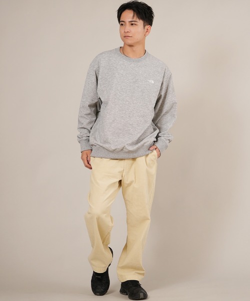 THE NORTH FACE(ザノースフェイス)の「THE NORTH FACE ザ・ノース・フェイス トレーナー S LOGO HTR SWT CRW NT62532(スウェット・メンズ・ダークオリーブ/ブラック/ミックスグレー/ネイビー/グレー・S/M/L/XL/XXL)」の22枚目の写真