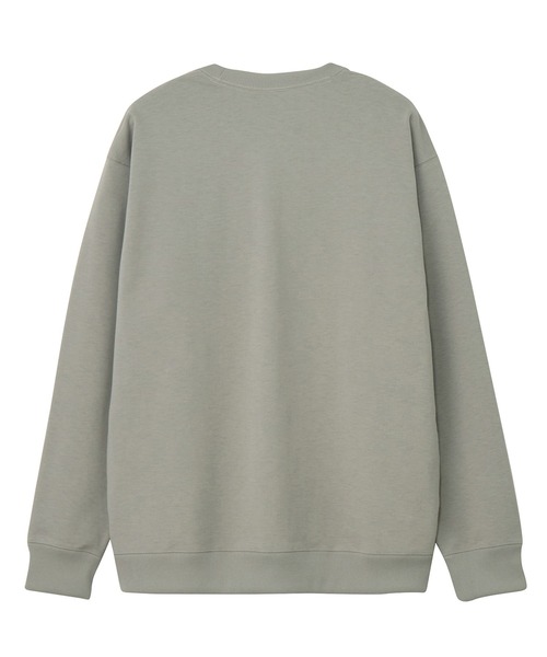 THE NORTH FACE(ザノースフェイス)の「THE NORTH FACE ザ・ノース・フェイス トレーナー S LOGO HTR SWT CRW NT62532(スウェット・メンズ・ダークオリーブ/ブラック/ミックスグレー/ネイビー/グレー・S/M/L/XL/XXL)」の7枚目の写真