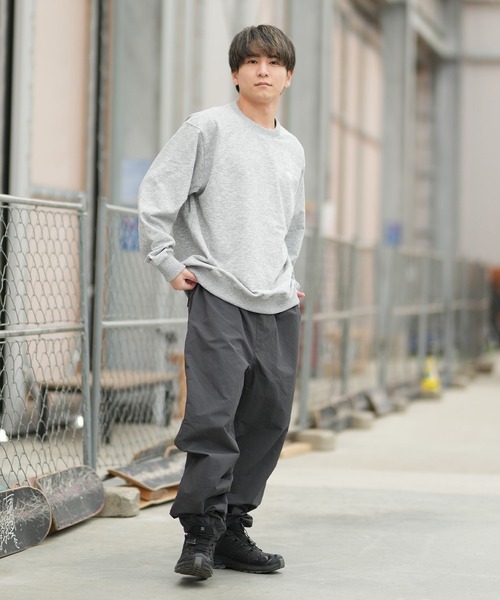 THE NORTH FACE(ザノースフェイス)の「THE NORTH FACE ザ・ノース・フェイス トレーナー S LOGO HTR SWT CRW NT62532(スウェット・メンズ・ダークオリーブ/ブラック/ミックスグレー/ネイビー/グレー・S/M/L/XL/XXL)」の9枚目の写真