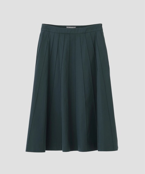 MARGARET HOWELL（マーガレットハウエル）の「SOFT COMPACT COTTON（スカート・レディース・イエロー/ダークグリーン・2/1/3）」の3枚目の写真