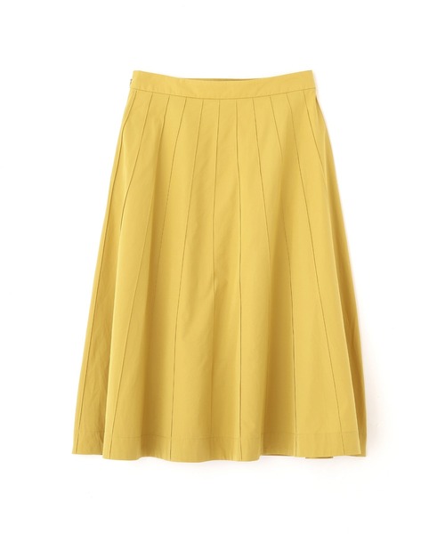 MARGARET HOWELL（マーガレットハウエル）の「SOFT COMPACT COTTON（スカート・レディース・イエロー/ダークグリーン・2/1/3）」の7枚目の写真