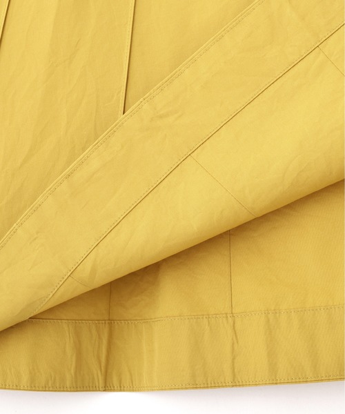 MARGARET HOWELL（マーガレットハウエル）の「SOFT COMPACT COTTON（スカート・レディース・イエロー/ダークグリーン・2/1/3）」の8枚目の写真