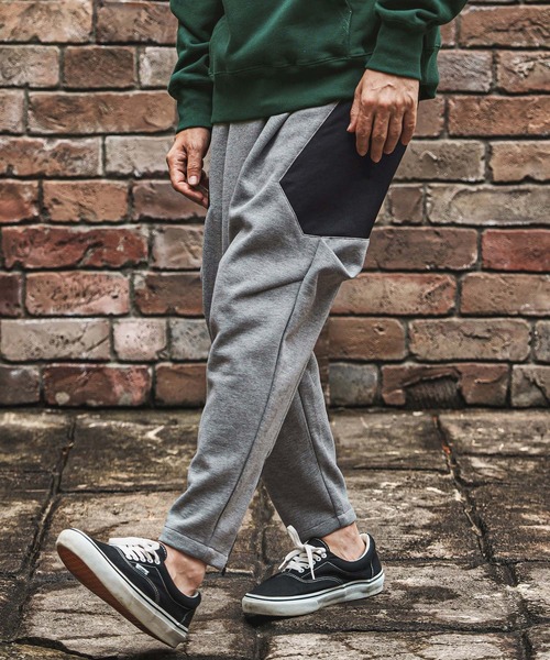 mp14025- 配色切替ダンボール裾ZIPパンツ(HLCM0211)（その他