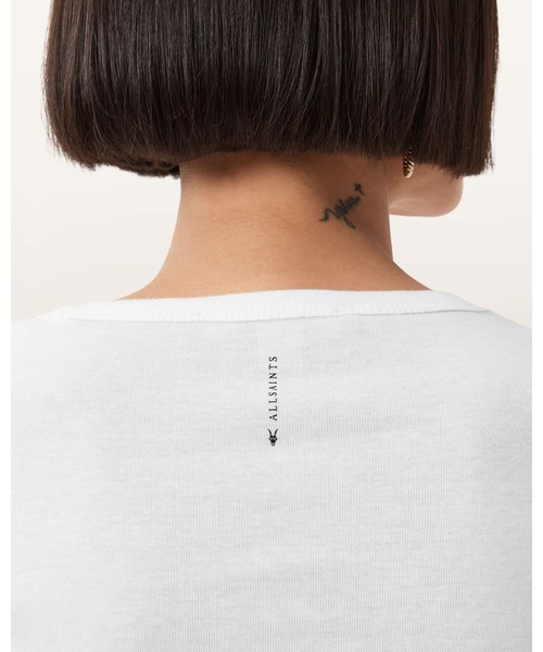 ALLSAINTS（オールセインツ）の「STEVIE LONG SLEEVE T-SHIRT | STEVIE 長袖 Tシャツ（Tシャツ/カットソー・レディース・ホワイト・XS/S/M）」の3枚目の写真