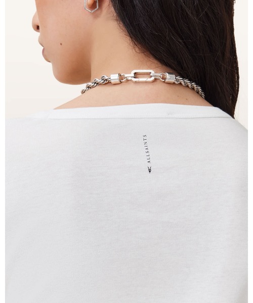 ALLSAINTS（オールセインツ）の「STEVIE LONG SLEEVE T-SHIRT | STEVIE 長袖 Tシャツ（Tシャツ/カットソー・レディース・ホワイト・XS/S/M）」の7枚目の写真